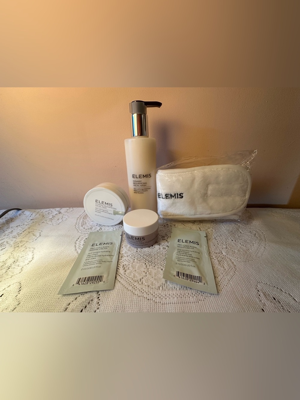 ELEMIS Skincare Set with Full Size Facial Wash Pump, & Headband
